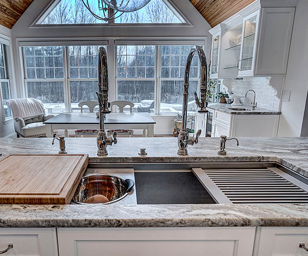 Cabinetry by SM Hall - Best Kitchen Tour 2019 in NH by New Hampshire Home magazine